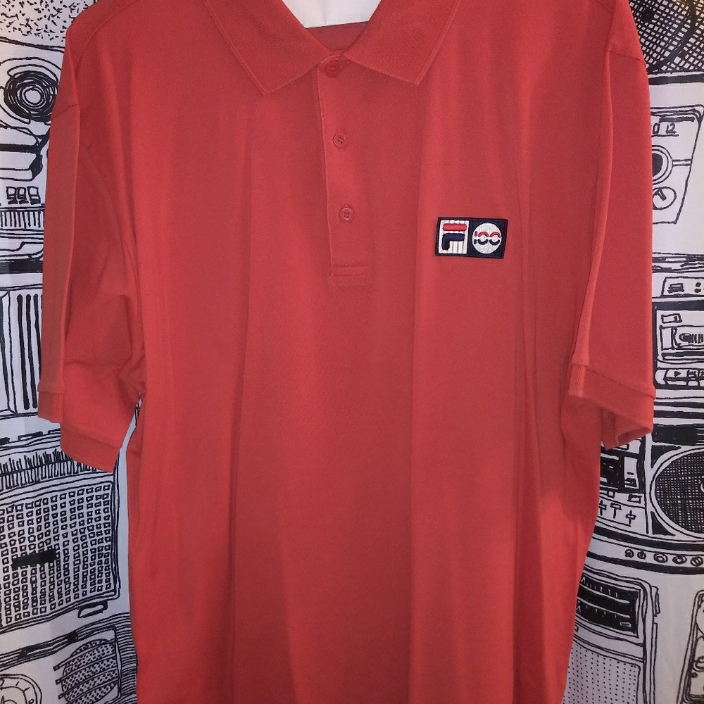 Fila button up shirt